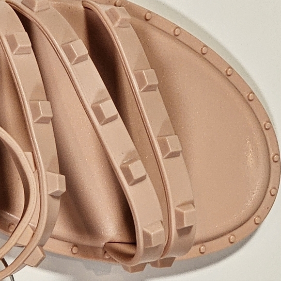 Women's Shade & Shore Liv Jelly Slip-On Sandal Matte Blush Size 8 NWT - Picture 6 of 13